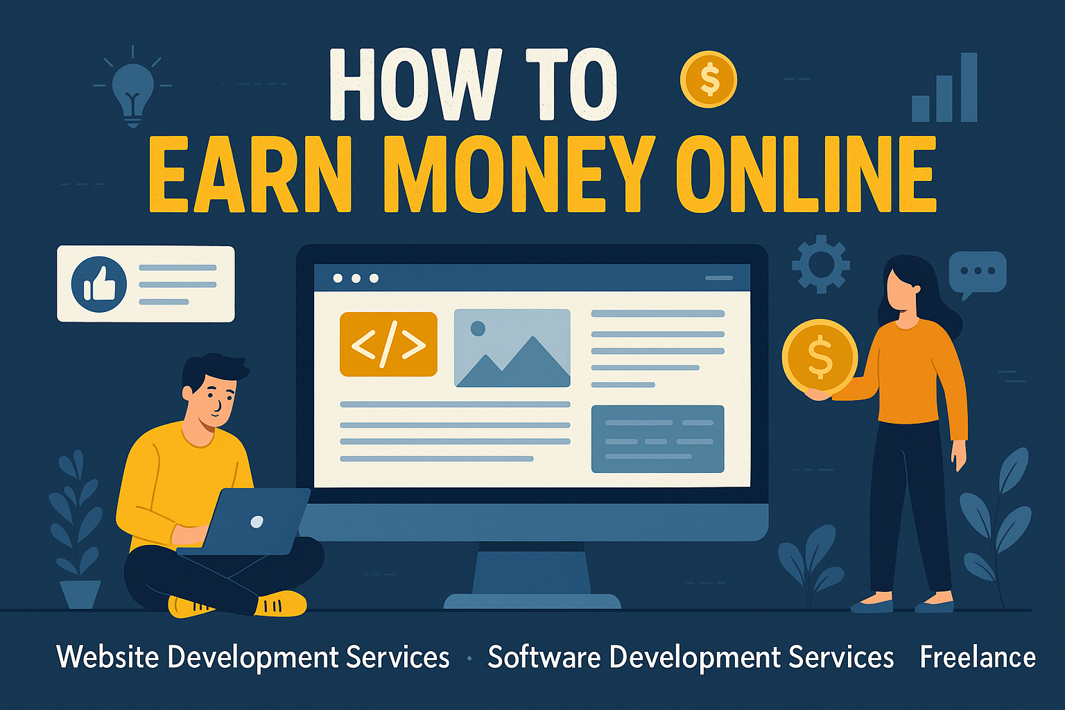 How to Earn Money Online: Leverage Website Development, Software Development, and Freelance Services